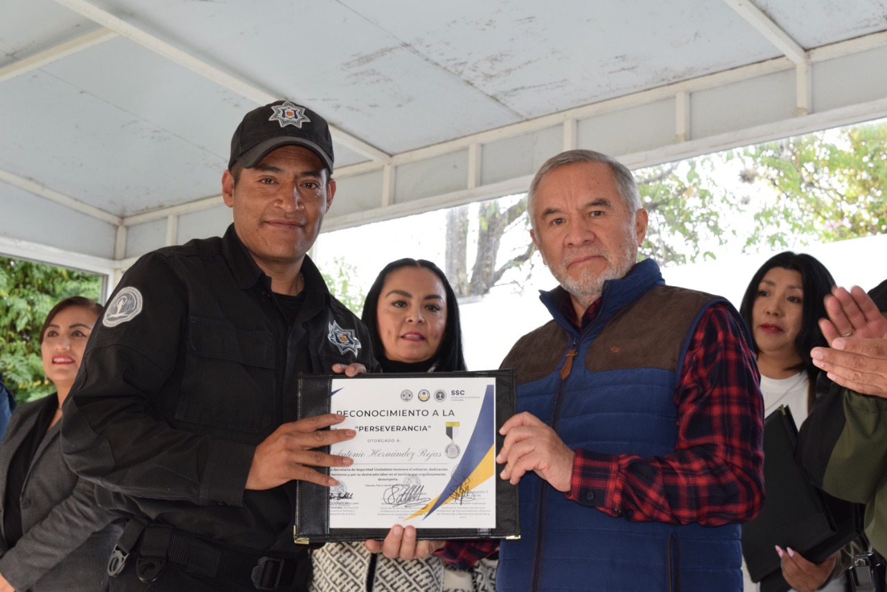 Reconoce Secretaría de Seguridad Ciudadana a custodios penitenciarios
